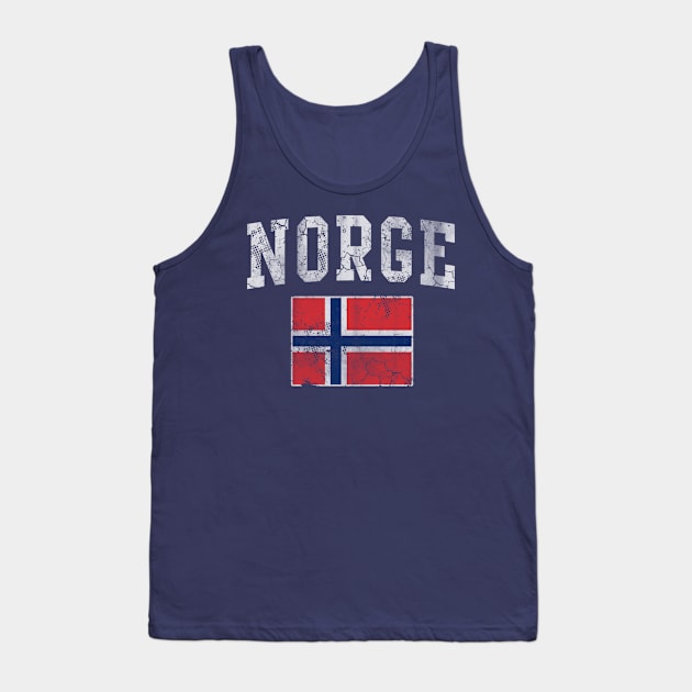 Norge Flag Norway Norwegian Tank Top by E